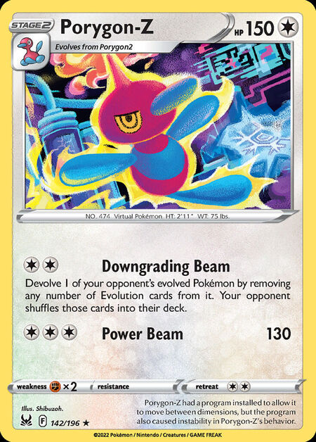 Porygon-Z LOR 142