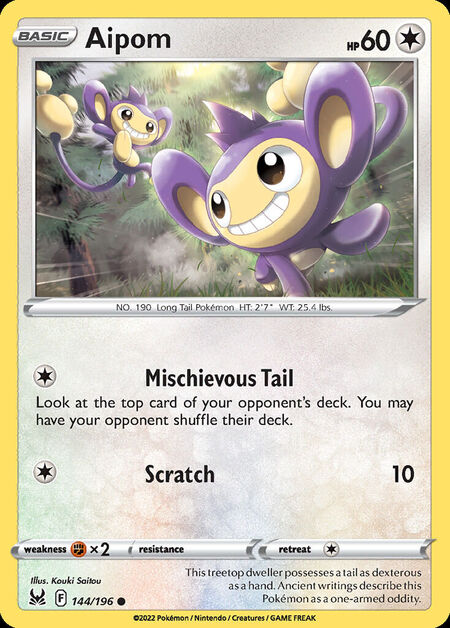 Aipom LOR 144