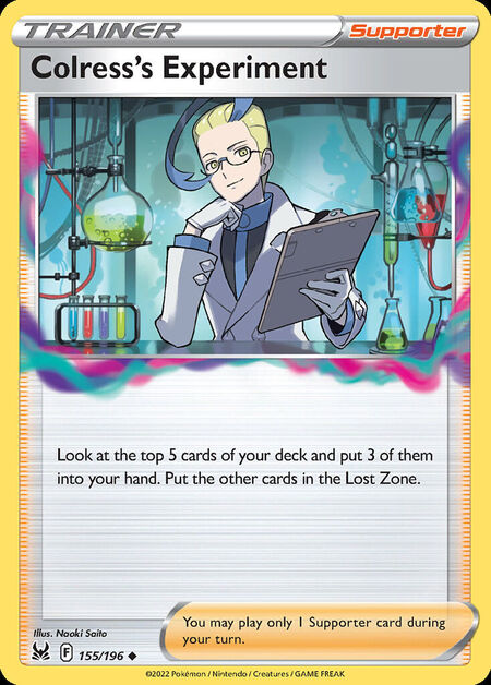 Colress's Experiment LOR 155