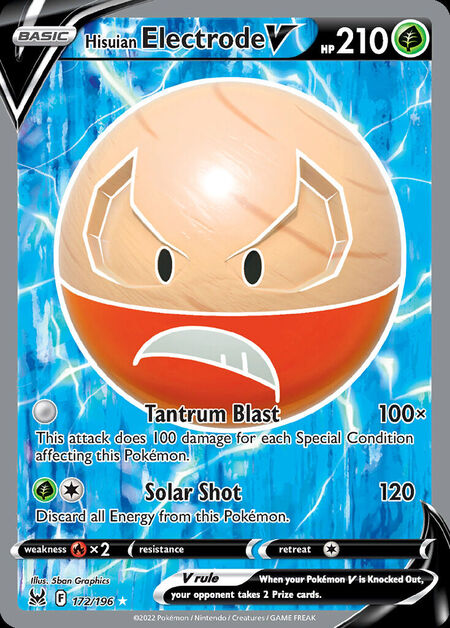 Hisuian Electrode V LOR 172