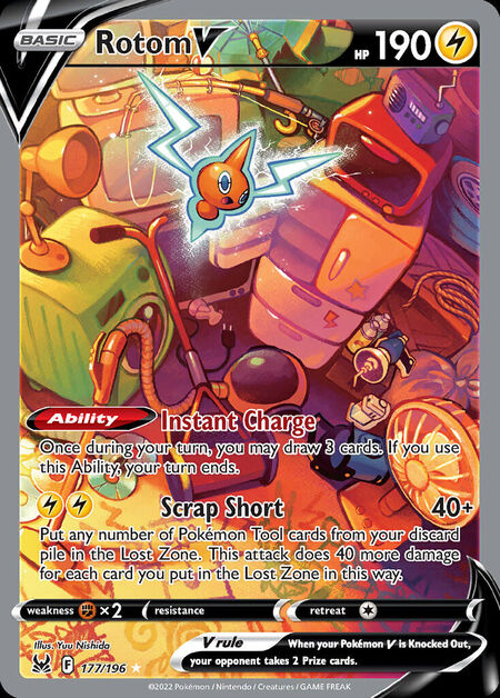 Rotom V LOR 177