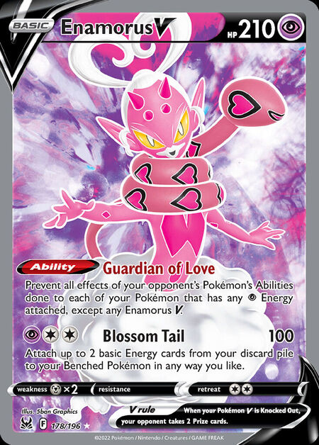Enamorus V LOR 178