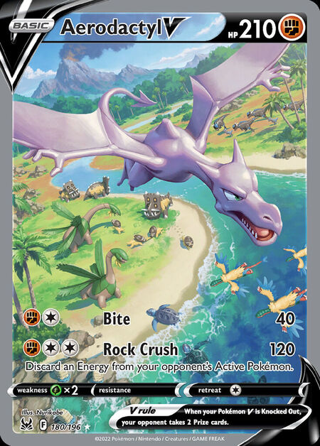 Aerodactyl V LOR 180