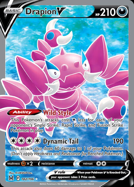 Drapion V LOR 182
