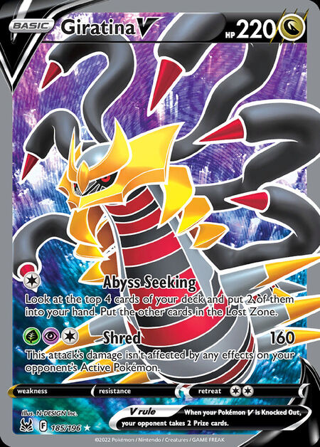Giratina V LOR 185