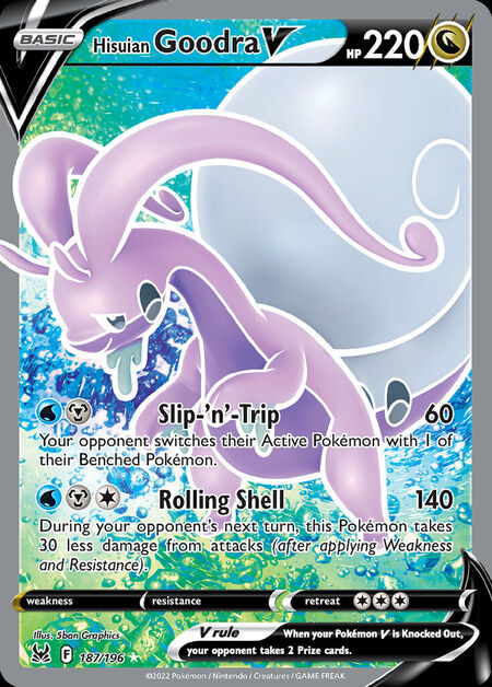 Hisuian Goodra V LOR 187