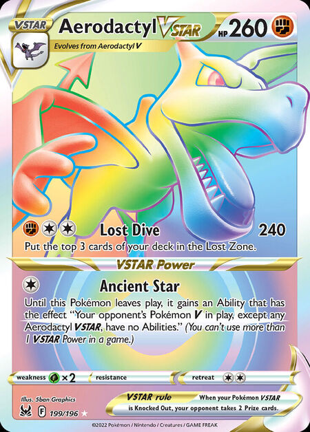 Aerodactyl VSTAR LOR 199