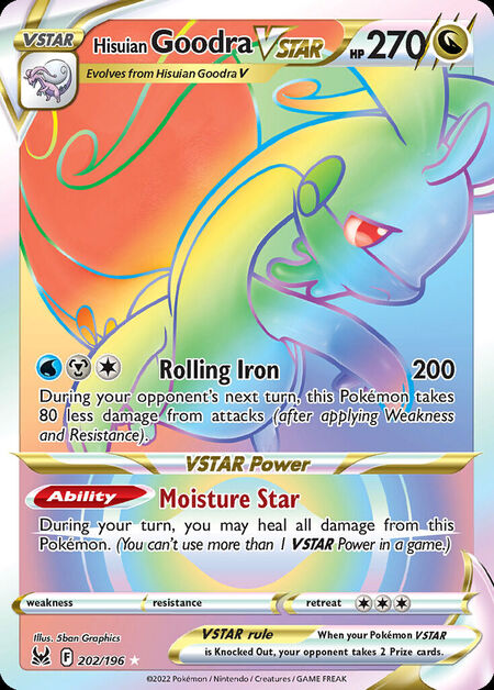 Hisuian Goodra VSTAR LOR 202