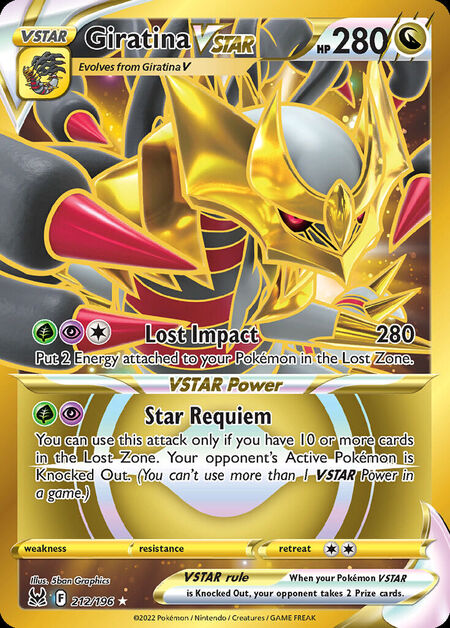Giratina VSTAR LOR 212