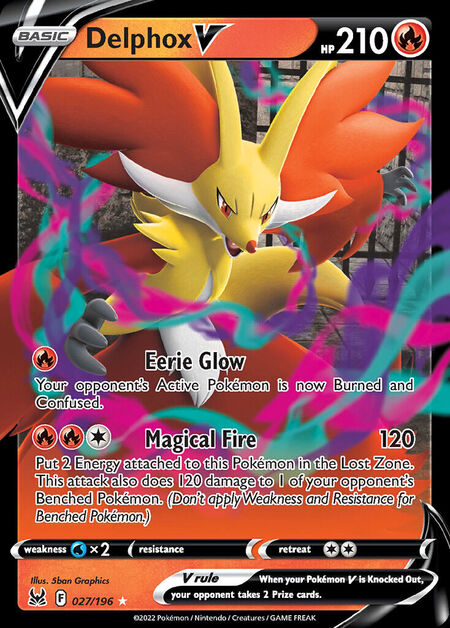 Delphox V LOR 27
