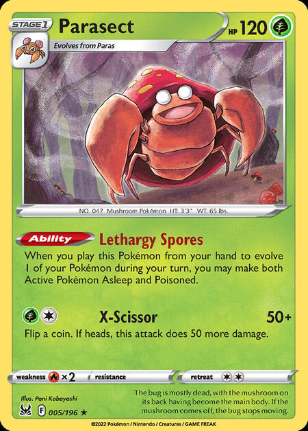 Parasect LOR 5