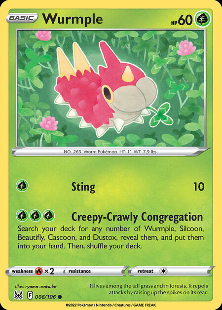 Wurmple LOR 6