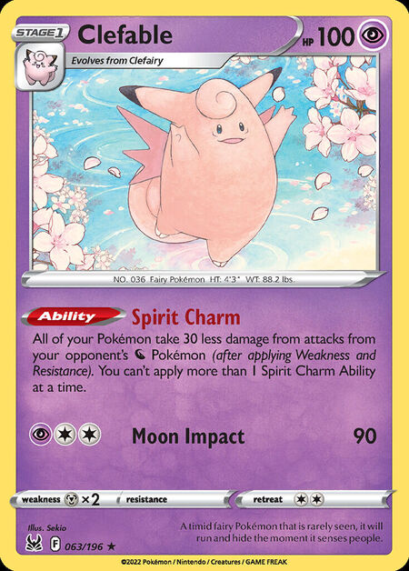 Clefable LOR 63