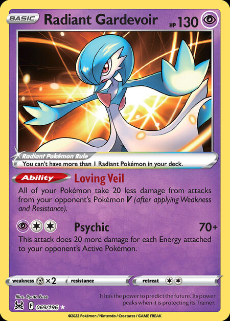 Radiant Gardevoir LOR 69