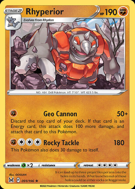 Rhyperior LOR 91
