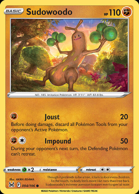 Sudowoodo LOR 94