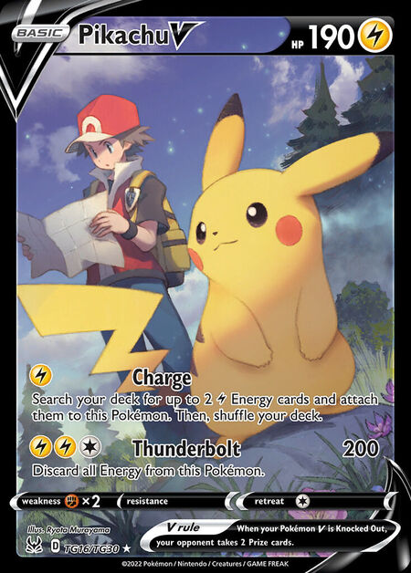 Pikachu V LOR TG16