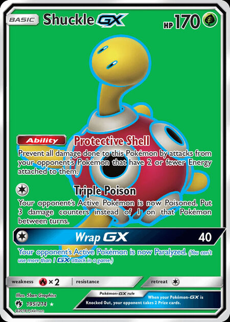 Shuckle-GX Lost Thunder 195
