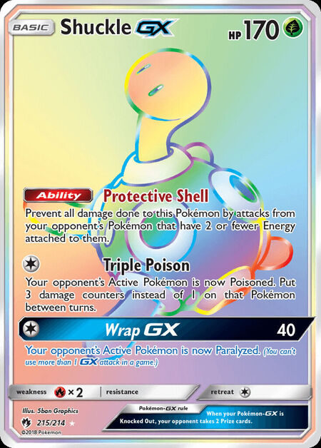 Shuckle-GX Lost Thunder 215