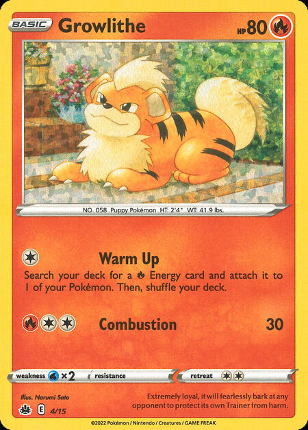 Growlithe MCD22 4