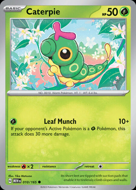 Caterpie MEW 10