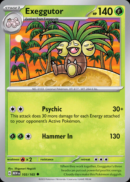 Exeggutor MEW 103