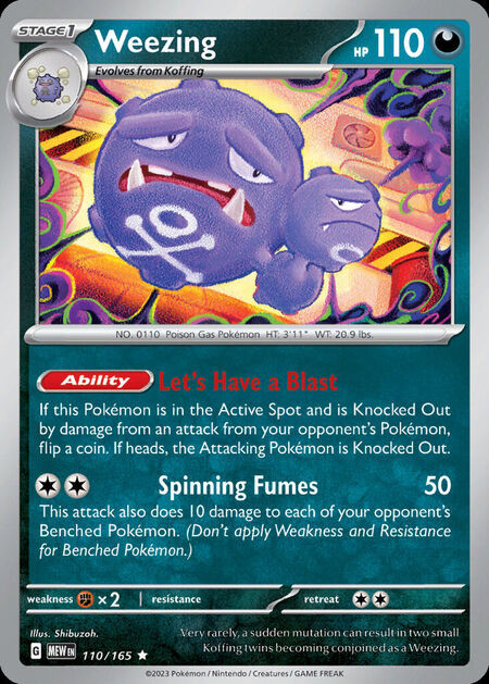 Weezing MEW 110