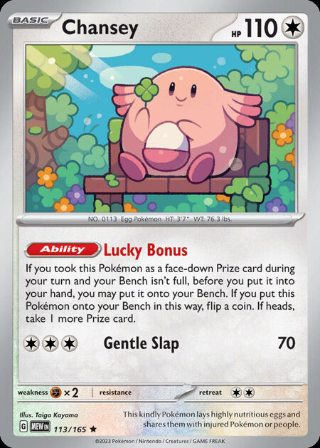 Chansey MEW 113