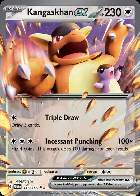 Kangaskhan ex MEW 115