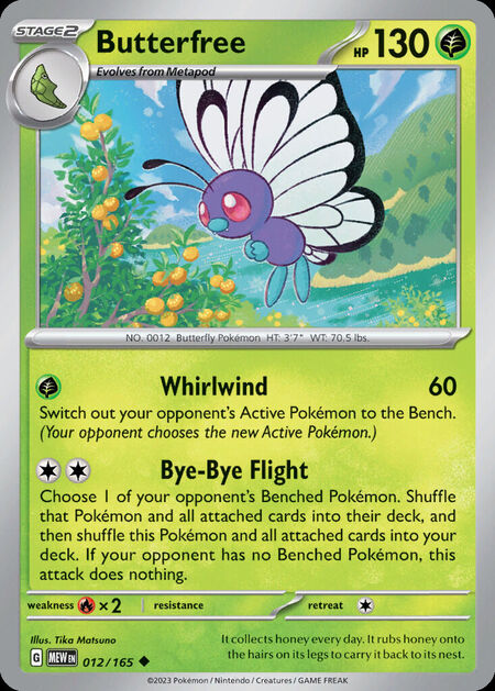 Butterfree MEW 12