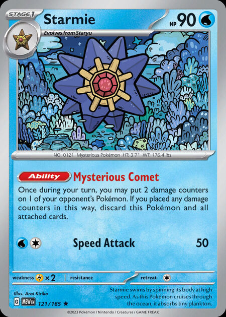 Starmie MEW 121