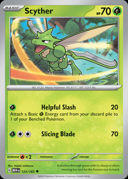 Scyther MEW 123