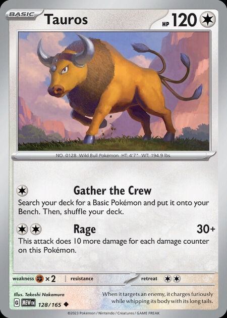 Tauros MEW 128
