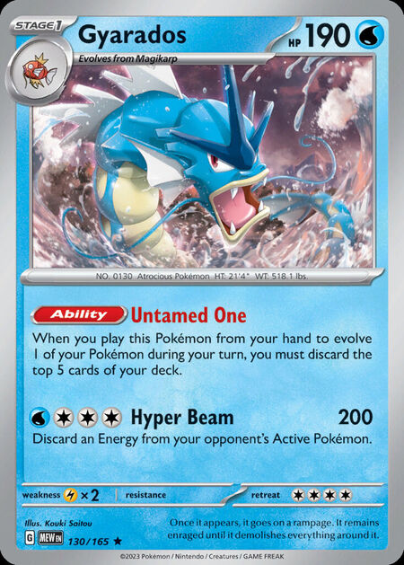 Gyarados MEW 130