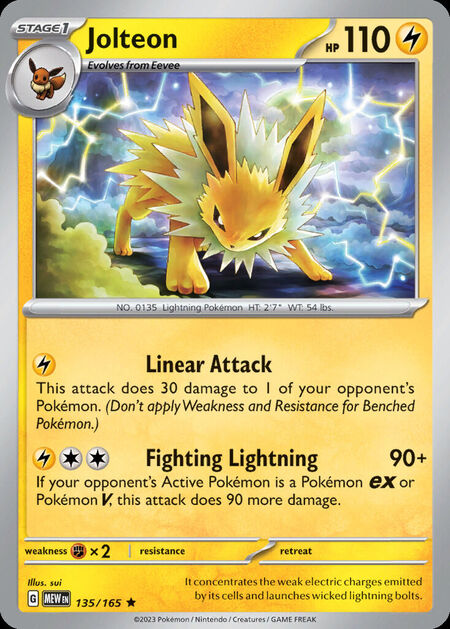 Jolteon MEW 135