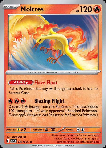 Moltres MEW 146