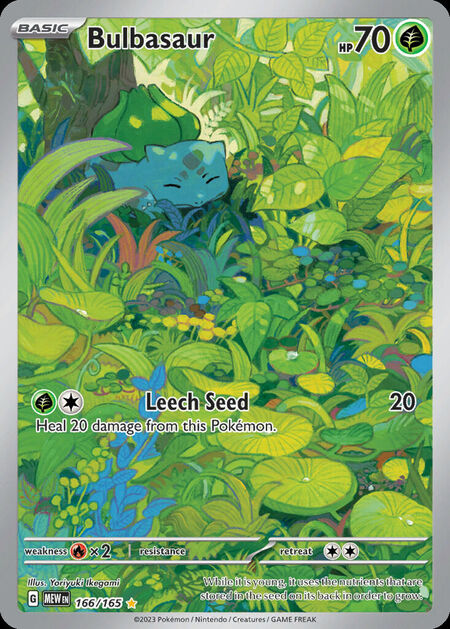 Bulbasaur MEW 166
