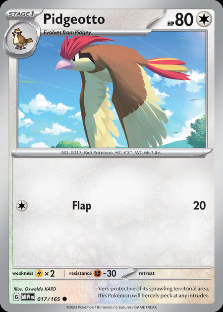 Pidgeotto MEW 17