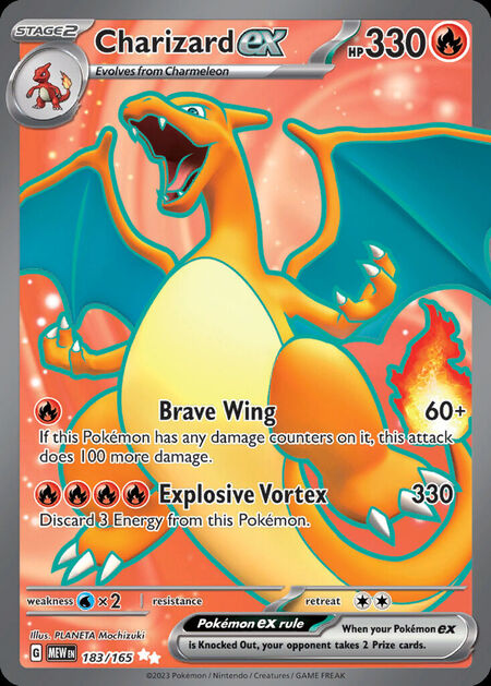 Charizard ex MEW 183