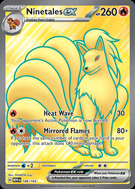 Ninetales ex MEW 186