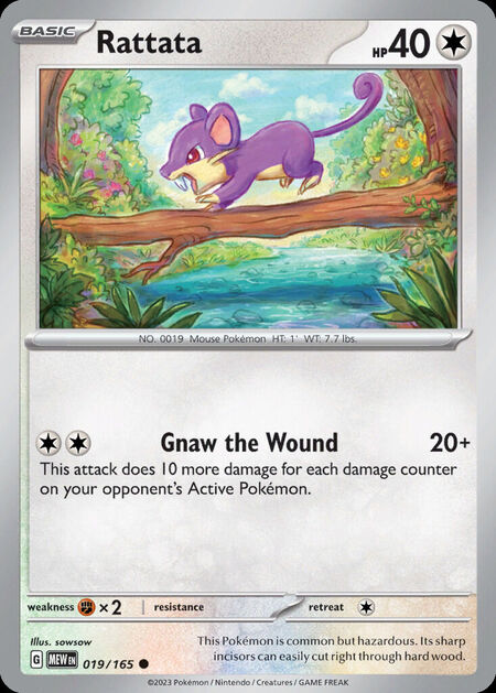 Rattata MEW 19