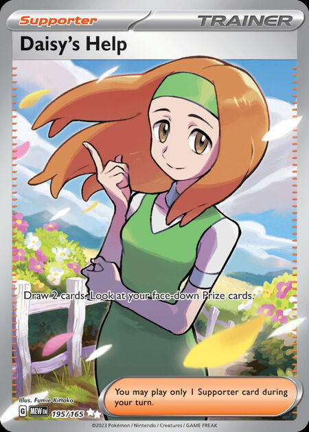 Daisy's Help MEW 195