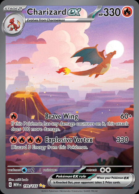 Charizard ex MEW 199