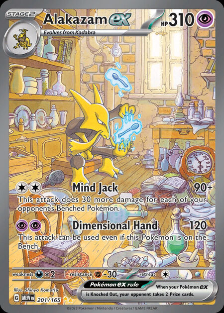 Alakazam ex MEW 201