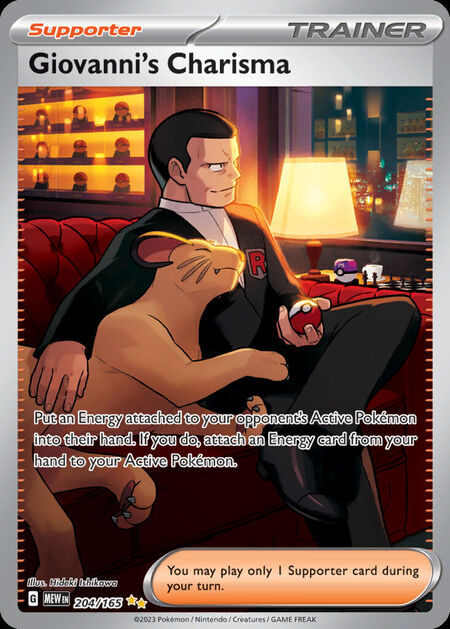 Giovanni's Charisma MEW 204