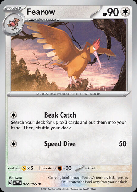 Fearow MEW 22