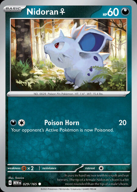 Nidoran♀ MEW 29