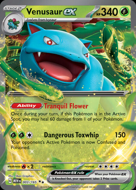 Venusaur ex MEW 3