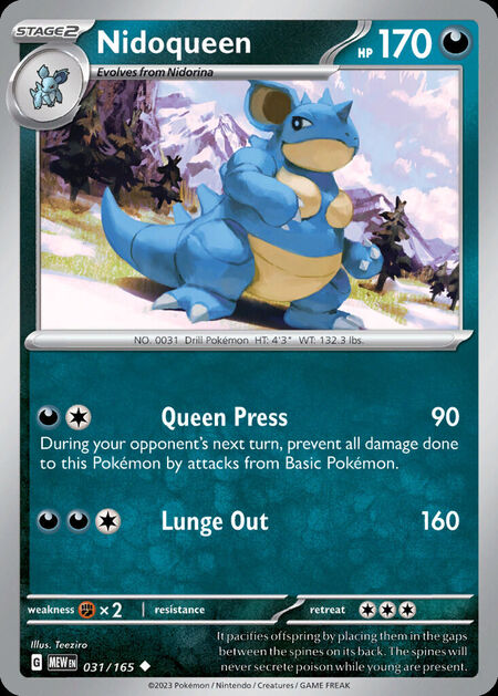 Nidoqueen MEW 31
