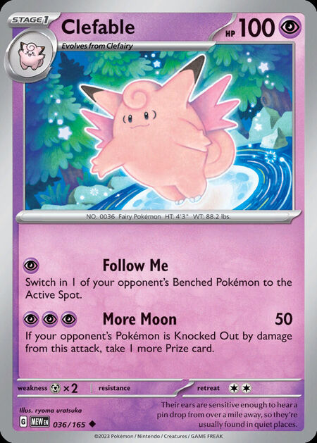 Clefable MEW 36